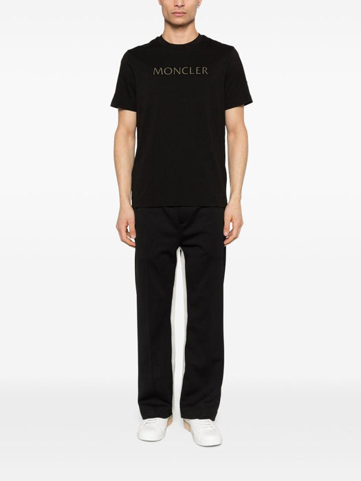 Cotton logo T-shirt L1-091-8C000-75-89B8U 999 MONCLER 