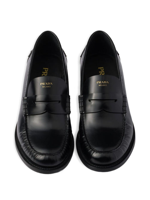 20mm brushed-leather band loafers 1D199O F 020 P39F0002 PRADA 