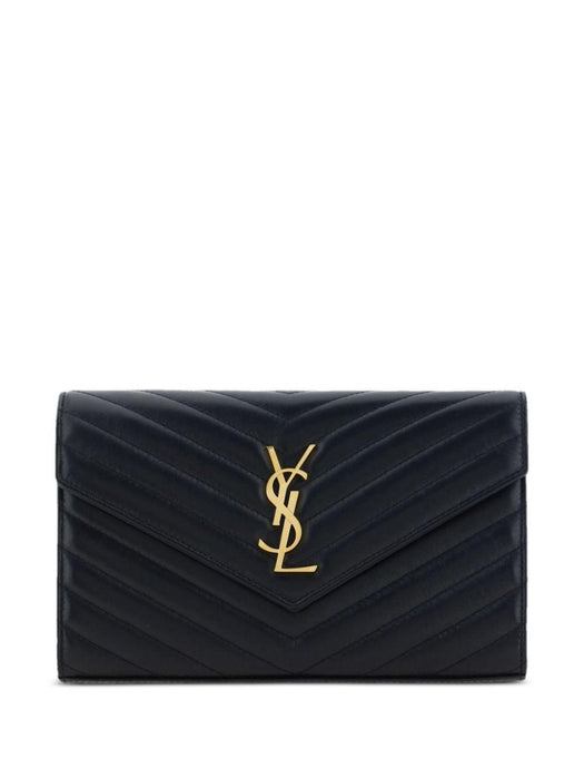 Cassandre leather chain wallet 377828 AAA441000 SAINT LAURENT 