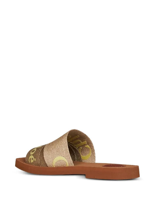 Logo-embroidered Sandals CHC23U188EF 739 CHLOÉ 