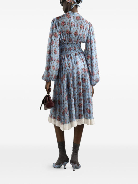 floral-print tie-detail dress F611ZT IS10FHC5XK DOLCE & GABBANA 