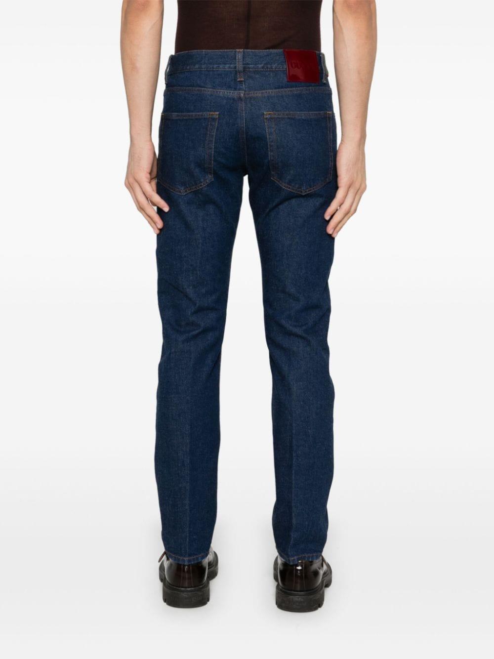 Web-stripe jeans