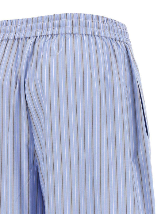 striped-pattern tapered trousers 1153643082 3082 ROTATE 