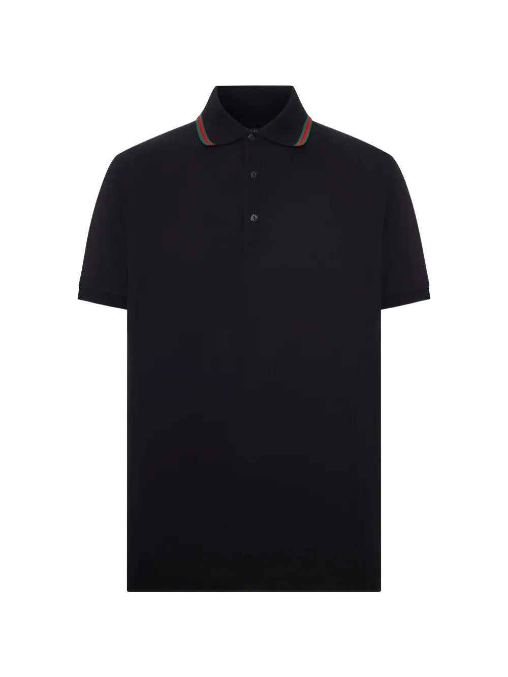 Web-stripe polo shirt 872468 XJHX5 1000 GUCCI 