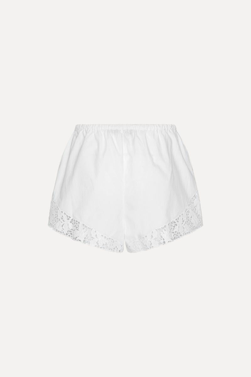 Drawstring Shorts Bright White 116281400  ROTATE 