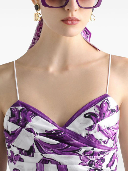 graphic-print mini dress F7BA9T FI5LTH35DQ DOLCE & GABBANA 