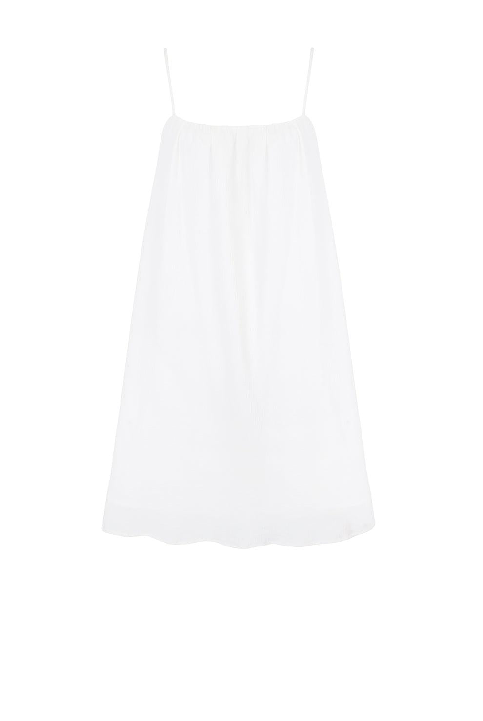 Mini beach dress 25HSAT28 WHT-WHT HEIDI KLEIN 