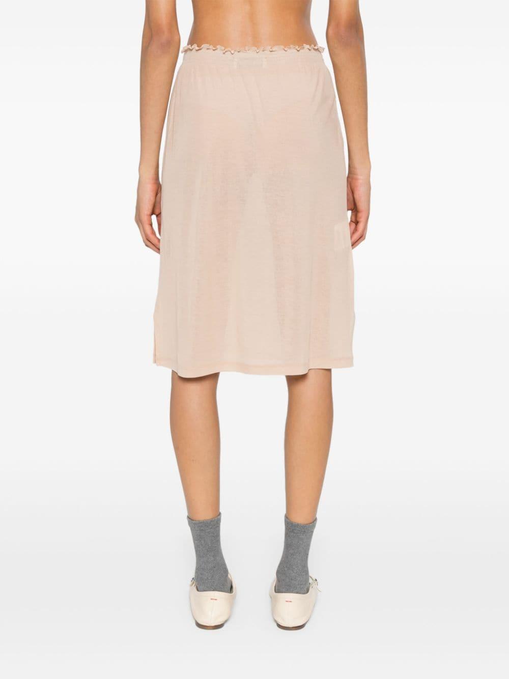 jersey midi skirt MJD192 S 231 13VOF0770 MIU MIU 