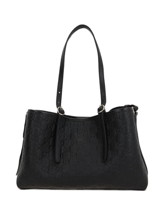 medium GG leather shoulder bag<BR/><BR/> 815214 AAFDV1000 GUCCI 