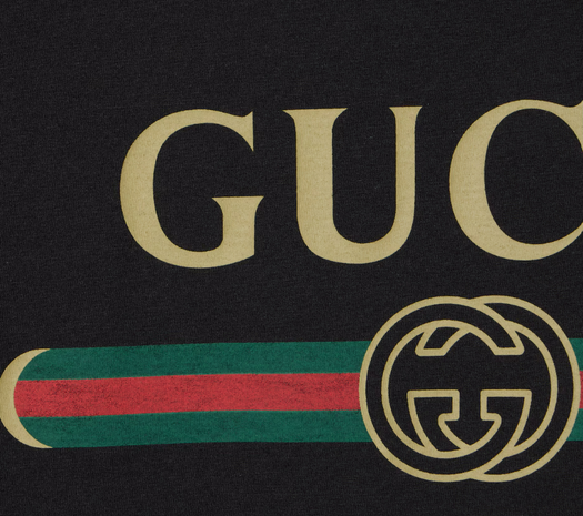 Cotton jersey and silk T-shirt with print 865015 XJHUF1152 GUCCI 