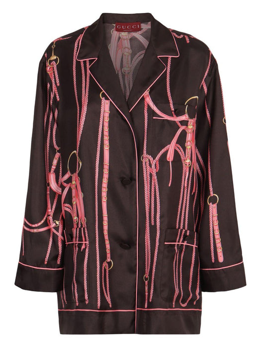 jacquard pocket jacket 848553 ZAT9Y2083 GUCCI 