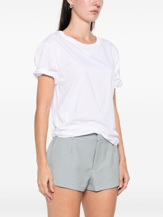 triangle logo jersey T-shirt 3569B S OOO 18QZF0009 PRADA 