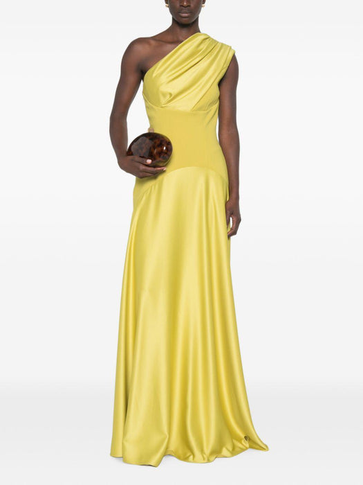 Gabriela Maxi Dres OS48013 CHARTREUSE #318 SOLACE LONDON 