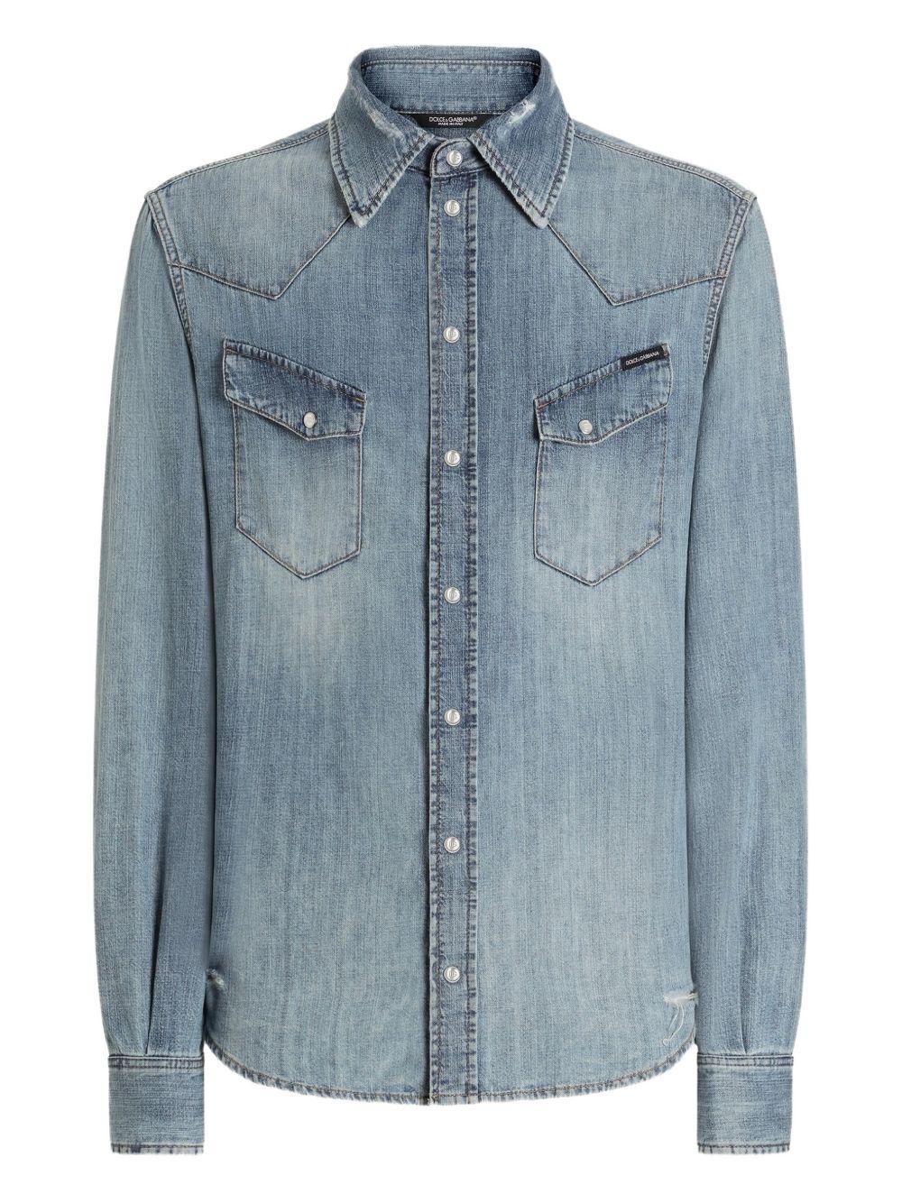Western buttoned shirt G5OD5D G8OJ3S9001 DOLCE & GABBANA 