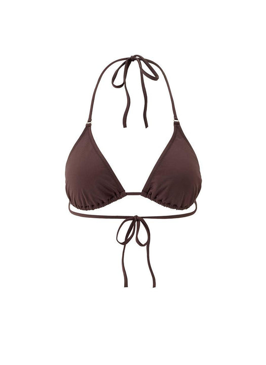 Malibu Brown Bikini Top MALIBU TOP BRWN MELISSA ODABASH 