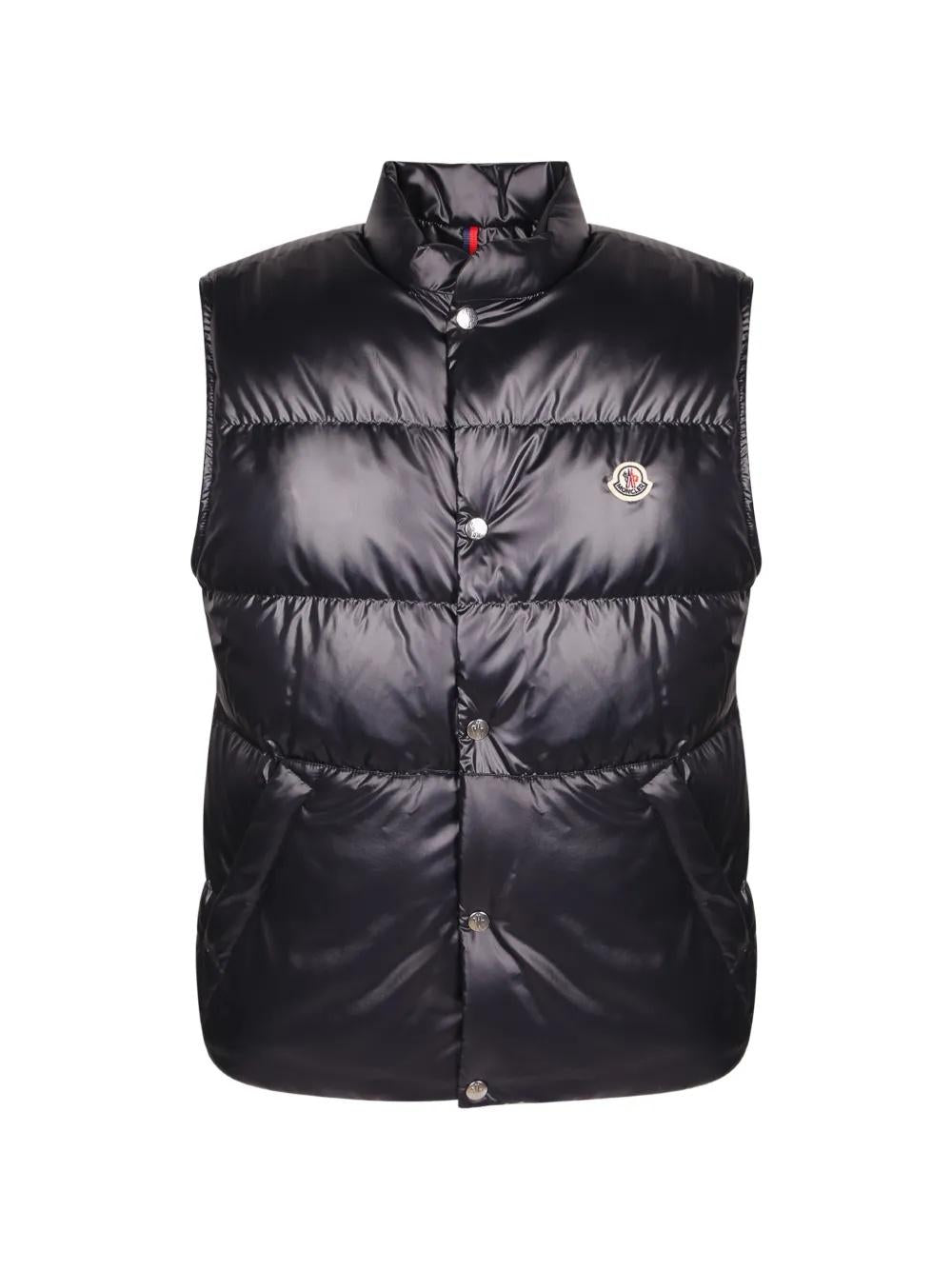 Logo-applique Quilted Gilet L1-091-1A001-43-597YX 778 MONCLER 
