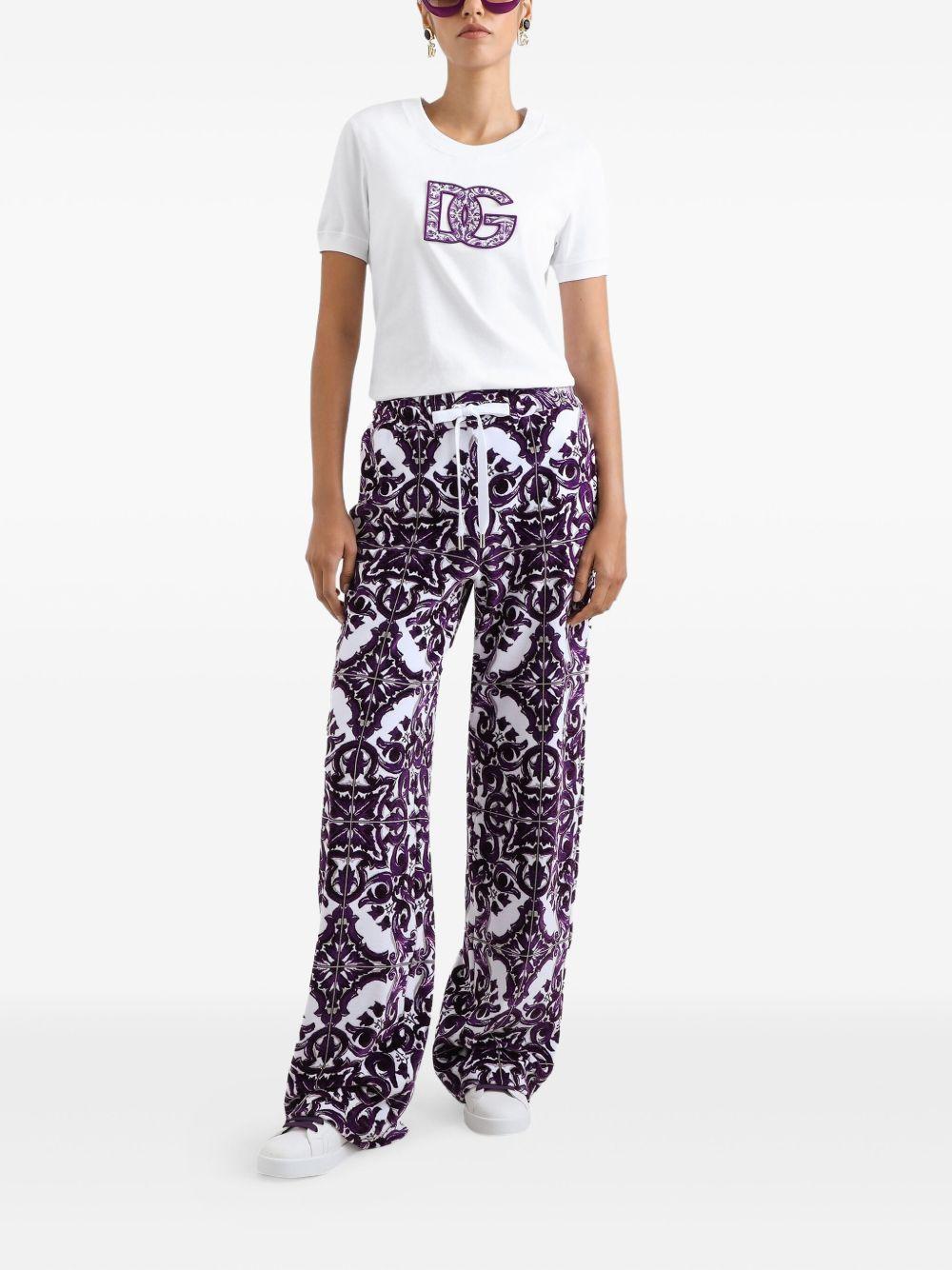 logo-appliqué cotton t-shirt F8N08Z GDC6UW0800 DOLCE & GABBANA 