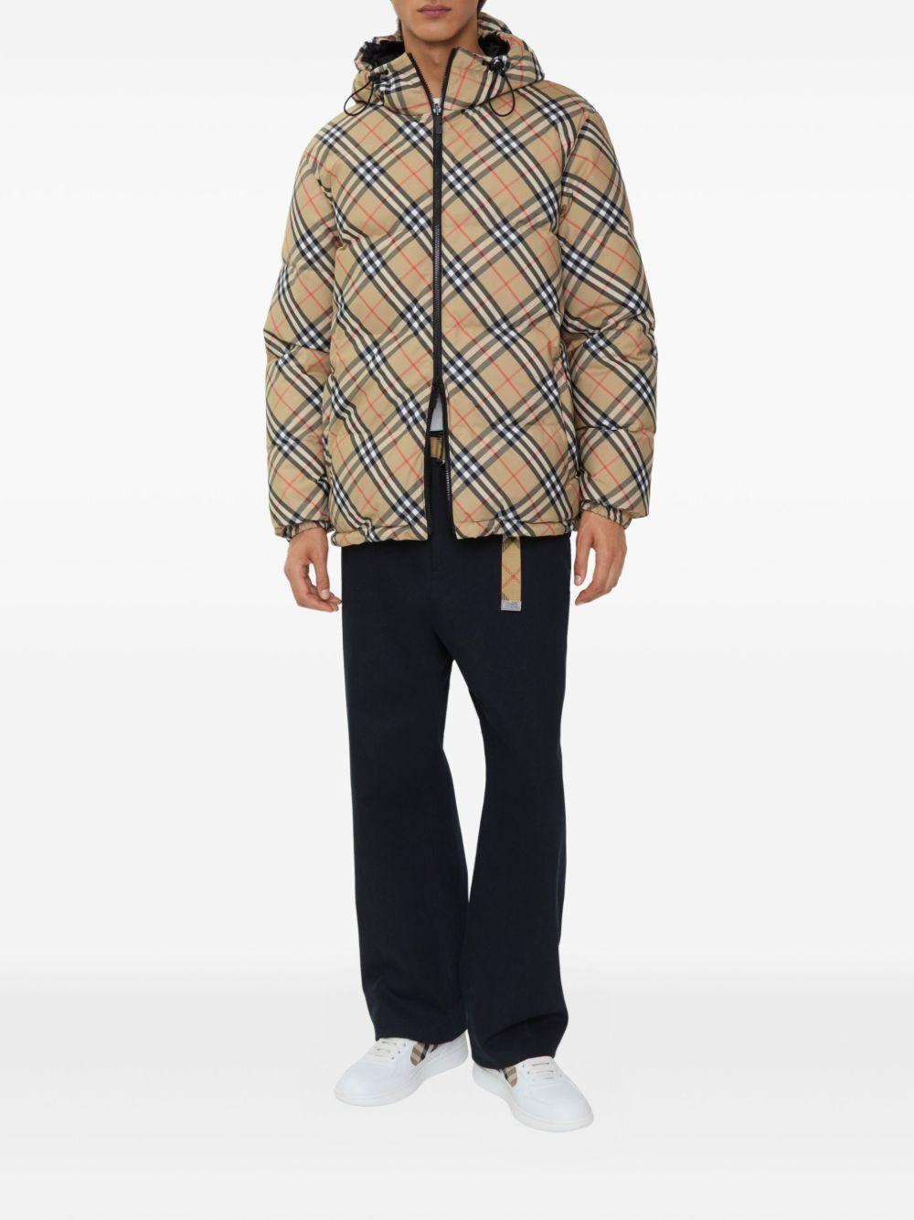 reversible check puffer jacket 8110215 B9368 BURBERRY 