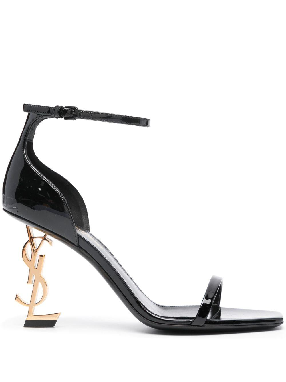 Opyum 85mm patent-leather sandals 557679 1TV1A1000 SAINT LAURENT 