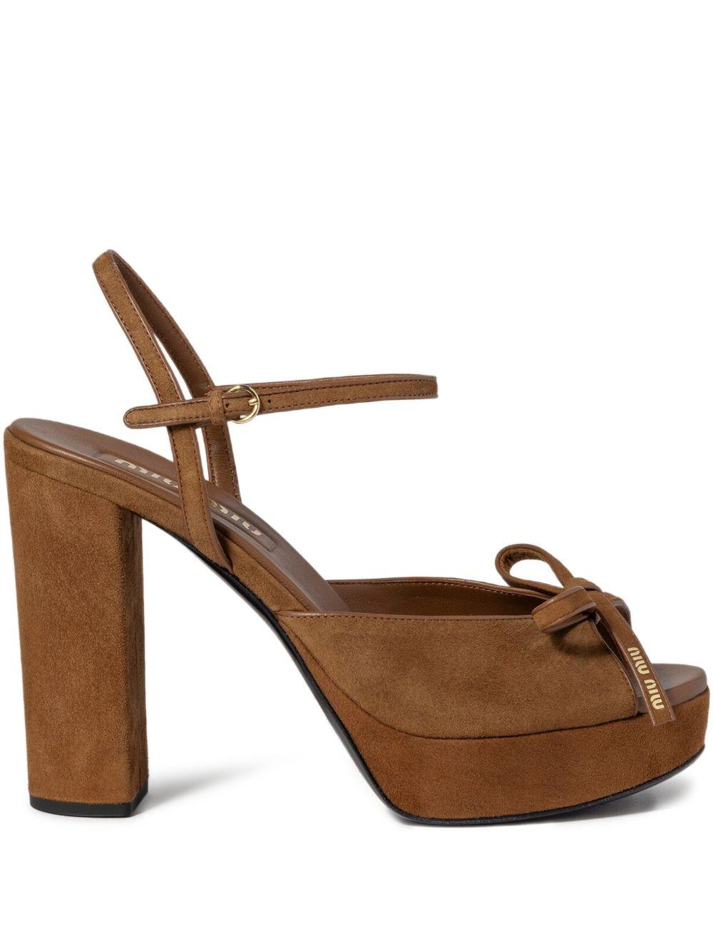 bow-detail heeled sandals 5XP909 F 110 008F0316 MIU MIU 