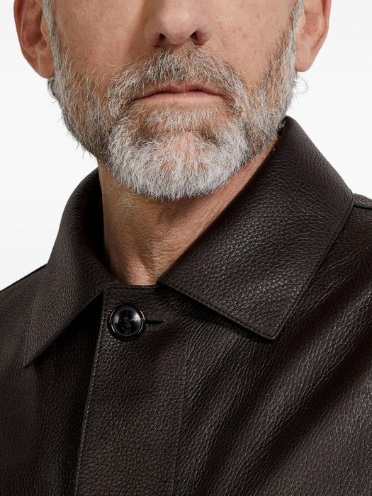 leather flap-pockets jacket UGPCEA2 G262M09 ZEGNA 