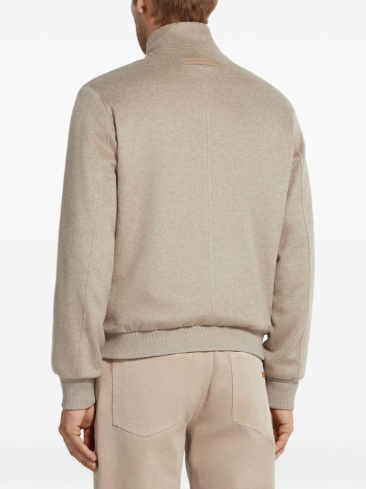 cashmere zip-fastening bomber jacket UGT63A2 G153N92 ZEGNA 