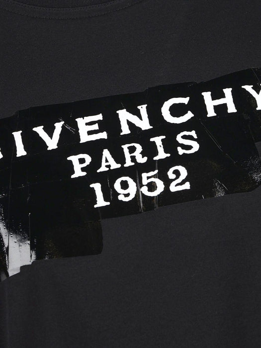 logo-print cotton T-shirt BW70FJP78U001 001 GIVENCHY 