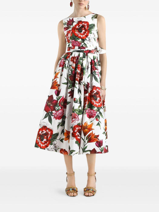 floral-print midi dress F6TZTT HS5TQHA5PB DOLCE & GABBANA 