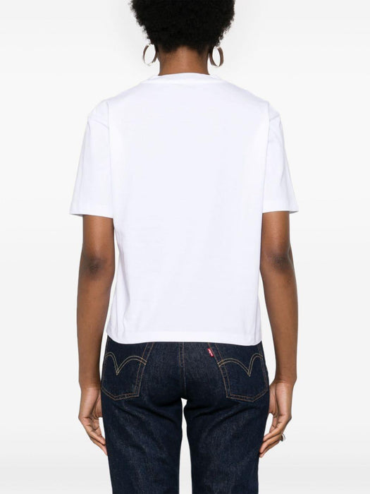 embroidered-logo cotton T-shirt MJN545 S OOO 146ZF0UB0 MIU MIU 