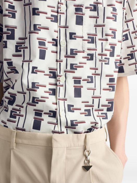 patterned shirt UCS414 S UMO 19GWF0S8V PRADA 