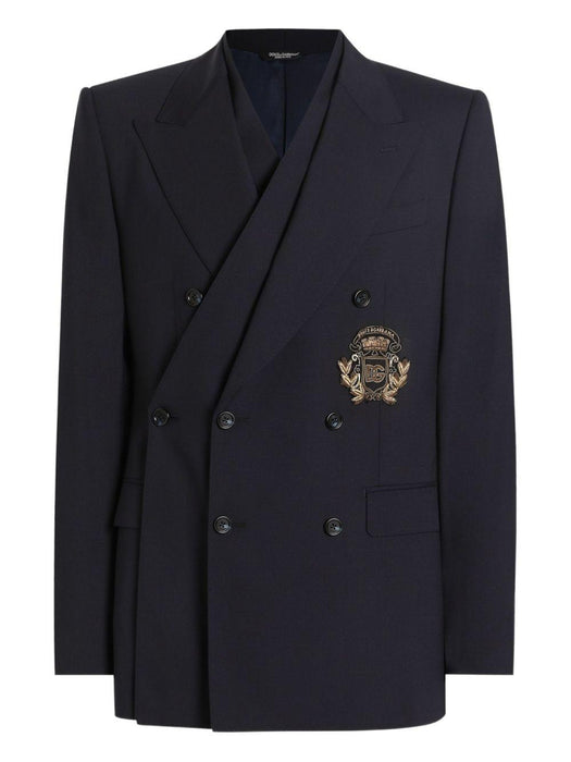 double-breasted crest-embellished blazer G2VE2Z FUBF2B0665 DOLCE & GABBANA 