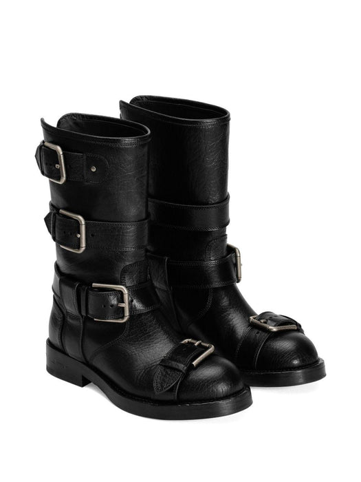multiple-buckle leather boots CT1106 AW35280999 DOLCE & GABBANA 