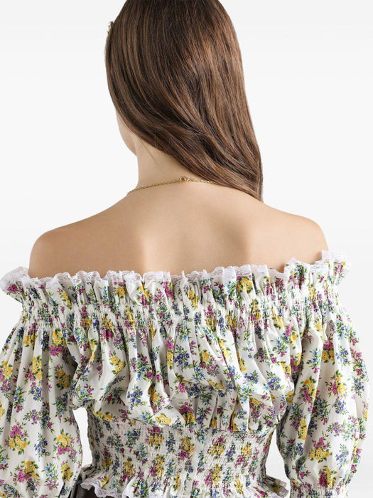 floral-print off-shoulder top F7BG4T HS5T9HA5XL DOLCE & GABBANA 