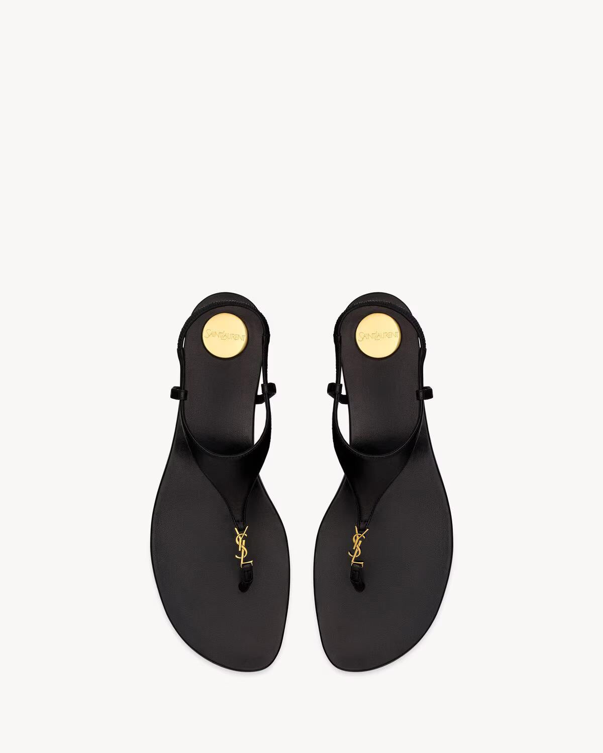 cassandra sandals<BR/> 818293 AADF11000 SAINT LAURENT 