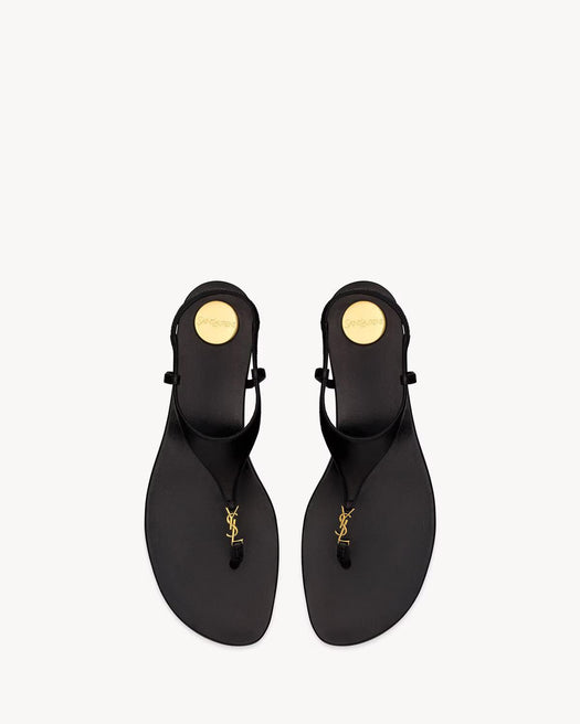 cassandra sandals<BR/> 818293 AADF11000 SAINT LAURENT 