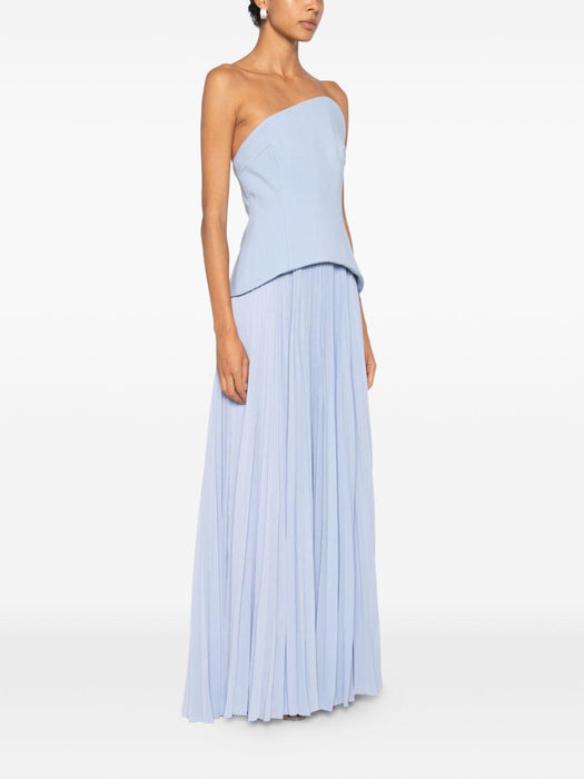 Britt Maxi Dress OS44017 LIGHT BLUE SOLACE LONDON 