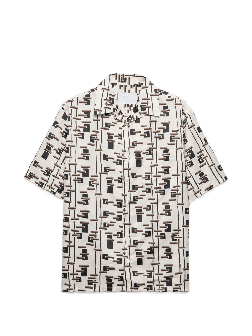 patterned shirt UCS414 S UMO 19GWF0S8V PRADA 