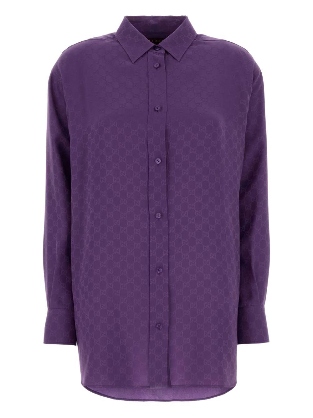 GG jacquard silk shirt 837168 Z7ATQ5007 GUCCI 