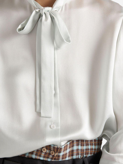 pussy-bow silk shirt P468I S OOO 16MVF064W PRADA 