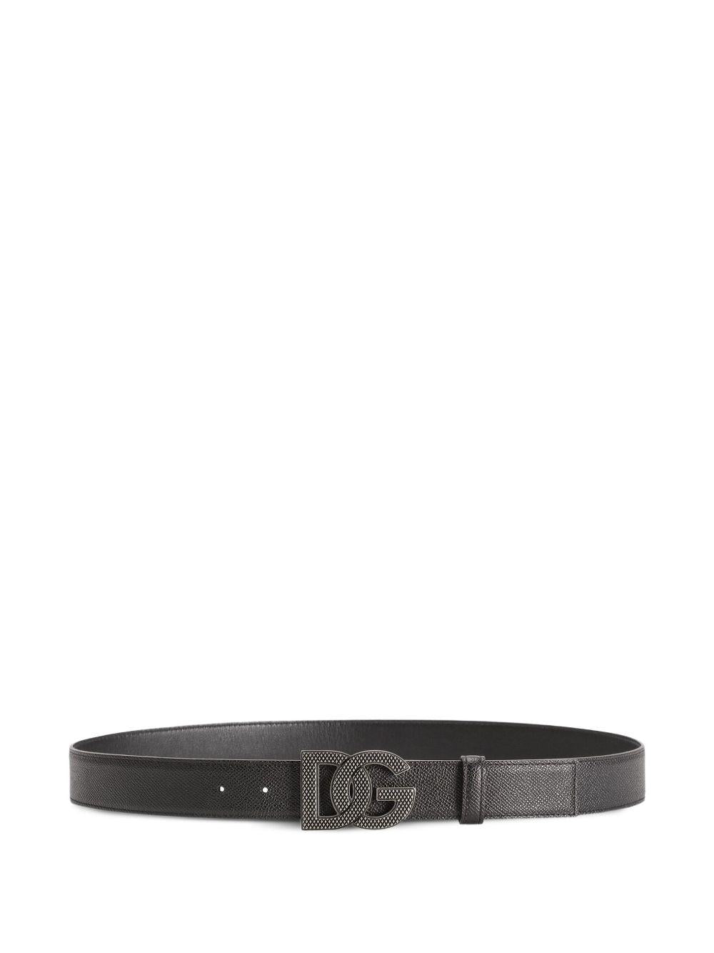 logo-embellished leather belt BC4943 AG6518B956 DOLCE & GABBANA 