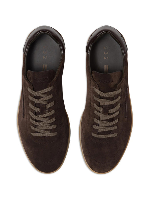 232 dark brown sneakers LHSOY S8218ZTDM ZEGNA 
