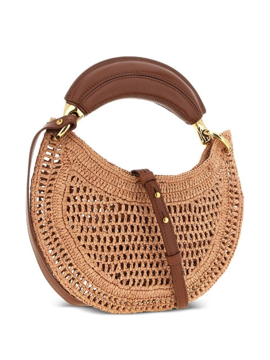 mini Summer Banana raffia tote bag 26UP782P08 24M CHLOÉ 