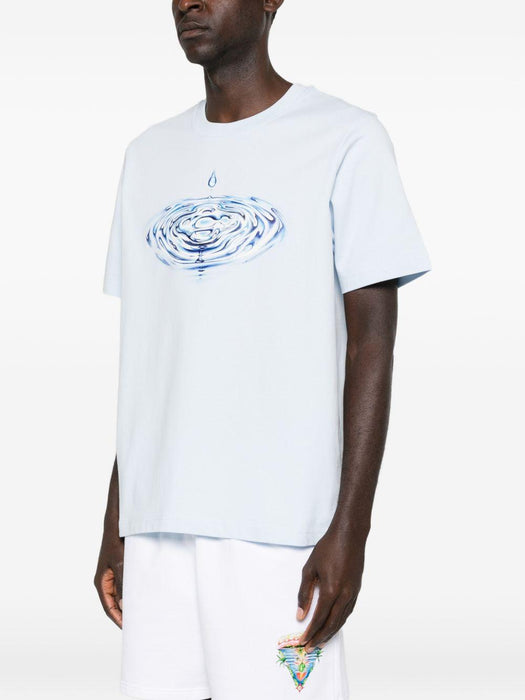 graphic tee T-shirt M-SP26-JTS-001-05 DRIP LOGO CASABLANCA 