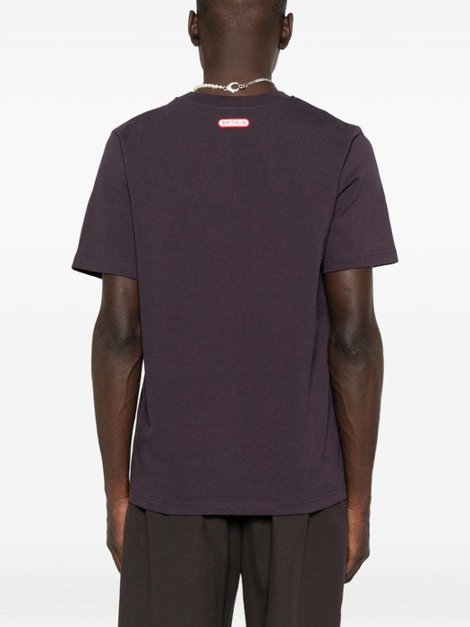 logo-patch T-shirt M-AW25-JTS-001-06 CASABLANCA LOGO CASABLANCA 