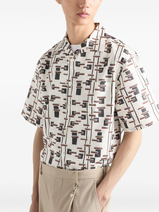 patterned shirt UCS414 S UMO 19GWF0S8V PRADA 