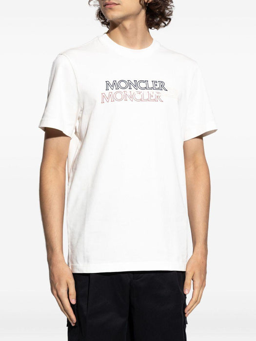 logo-print cotton T-shirt K20918C00055 89AZ9034 MONCLER 
