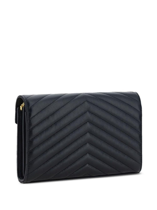 Cassandre leather chain wallet 377828 AAA441000 SAINT LAURENT 