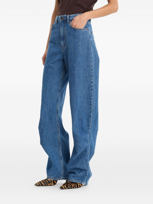Draped barrel leg jeans 1164771603  ROTATE 