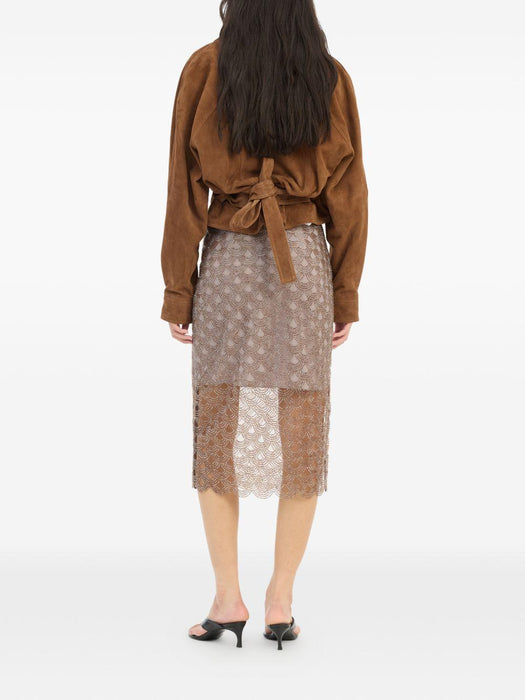 sequin-embellished midi skirt 1156352751 2751 ROTATE 