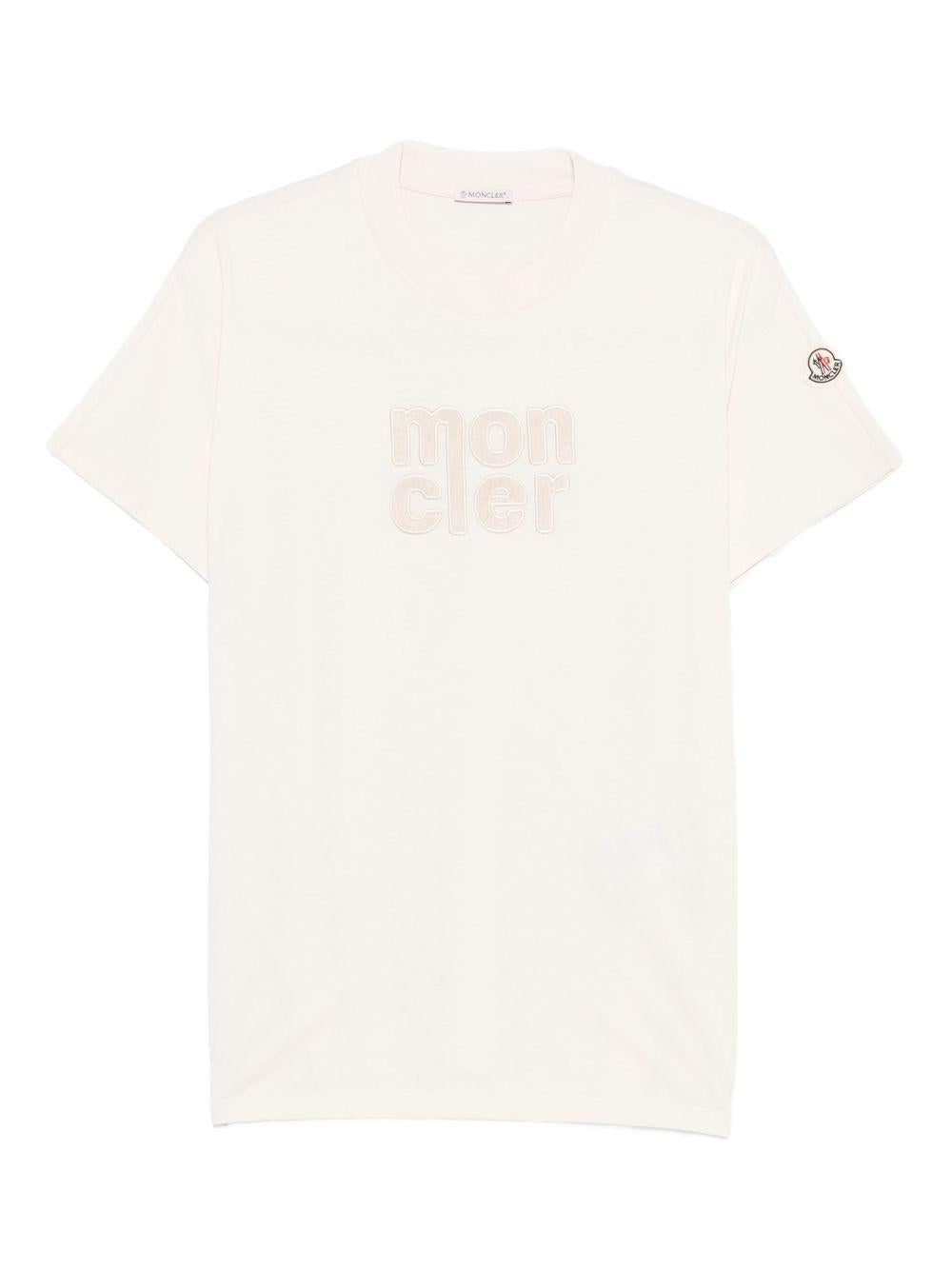 logo-embroidered T-shirt K20938C00028 89AUO036 MONCLER 